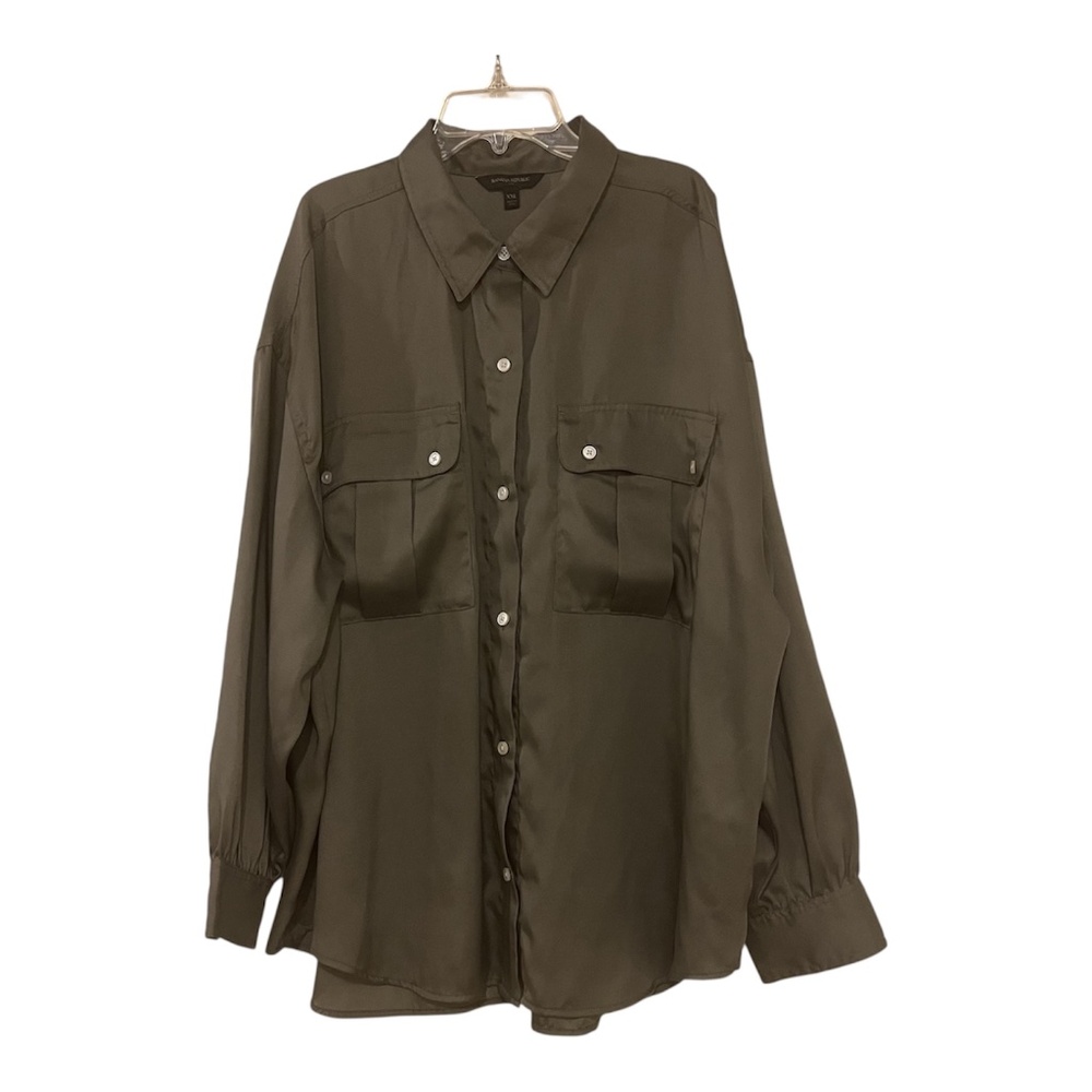 Banana Republic Olive Green Blouse - XXL